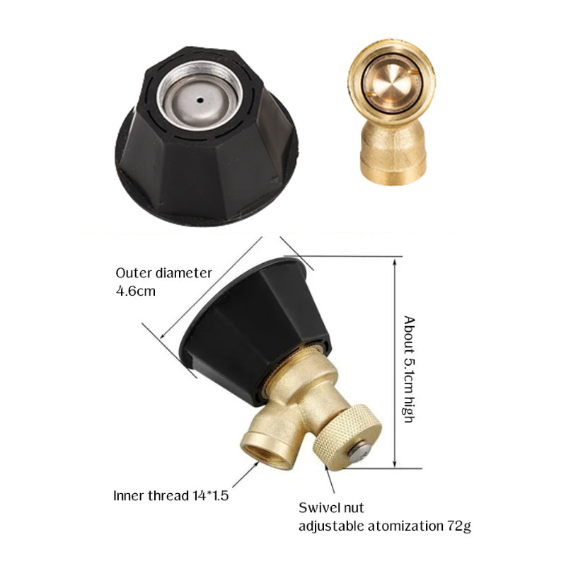 High-Pressure Air Swirl Nozzle - alternate angle