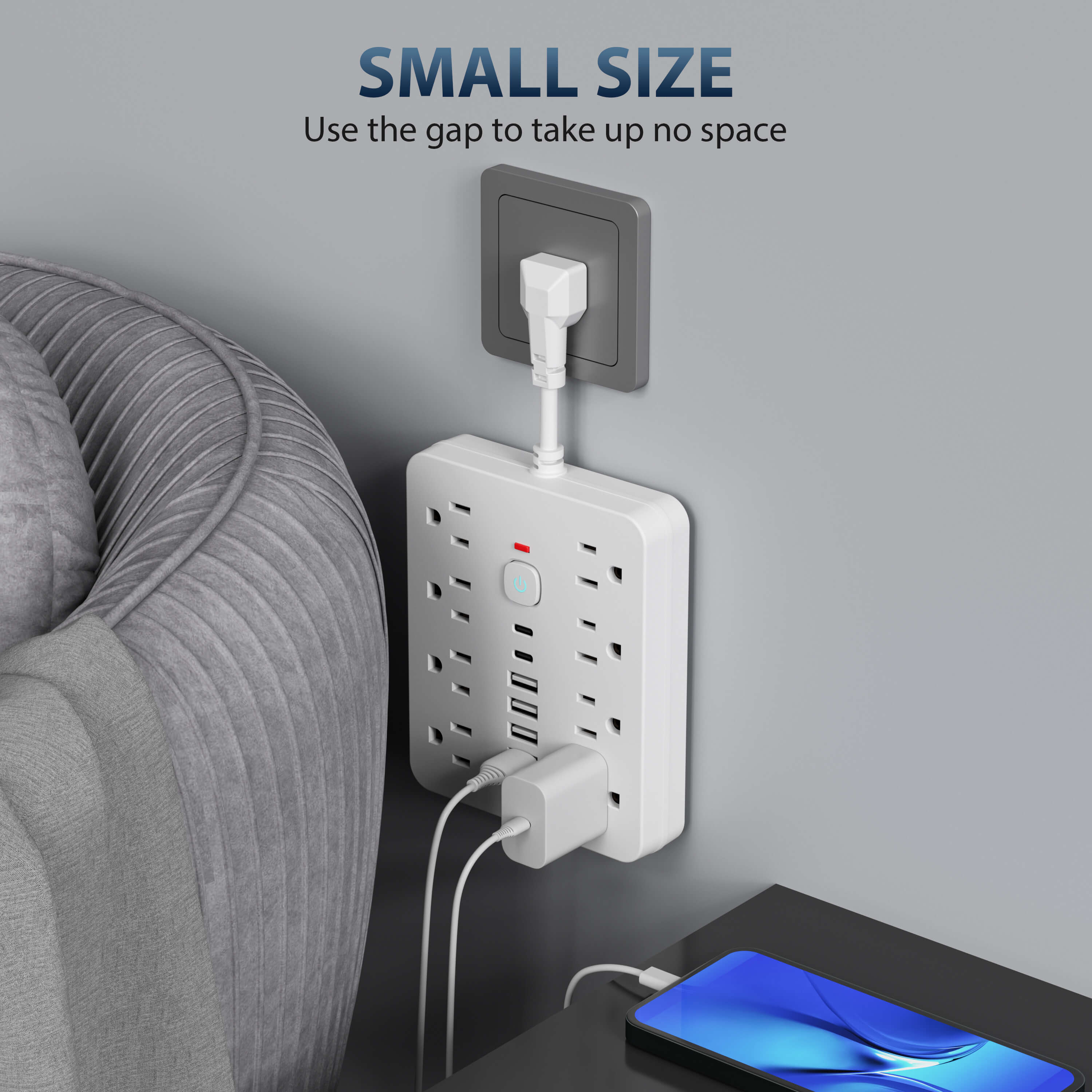 14-In-1 Power Strip With Surge Protection - detail