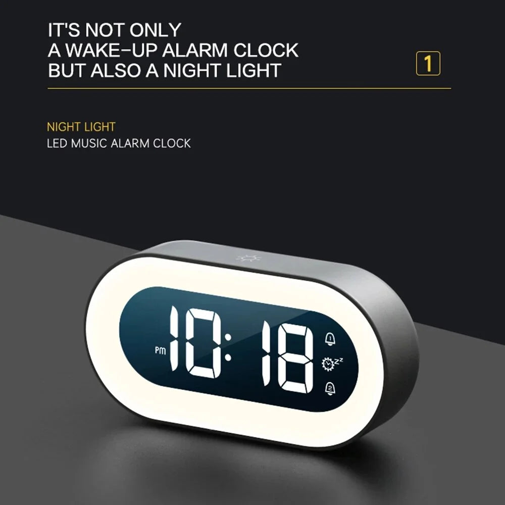 Gentle Light Alarm Clock - in use