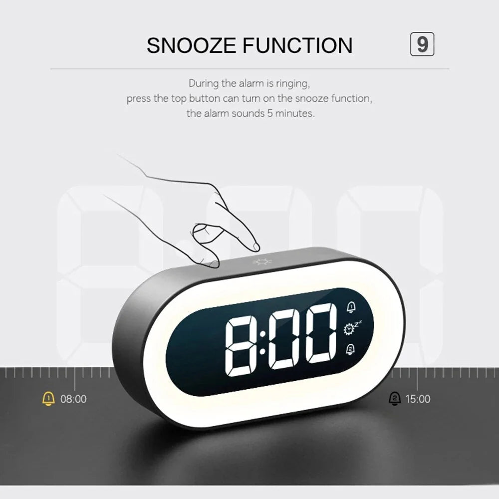 Gentle Light Alarm Clock - alternate angle