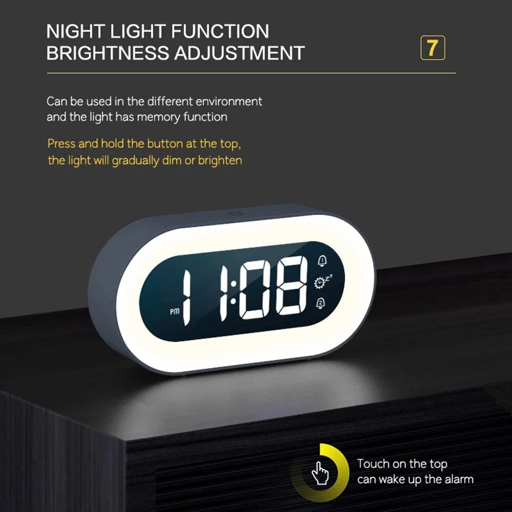 Gentle Light Alarm Clock - detail