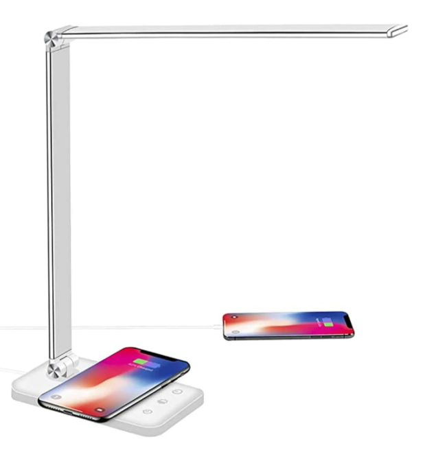 Contemporary Adjustable LED Table Lamp With Charging Function - alternate angle