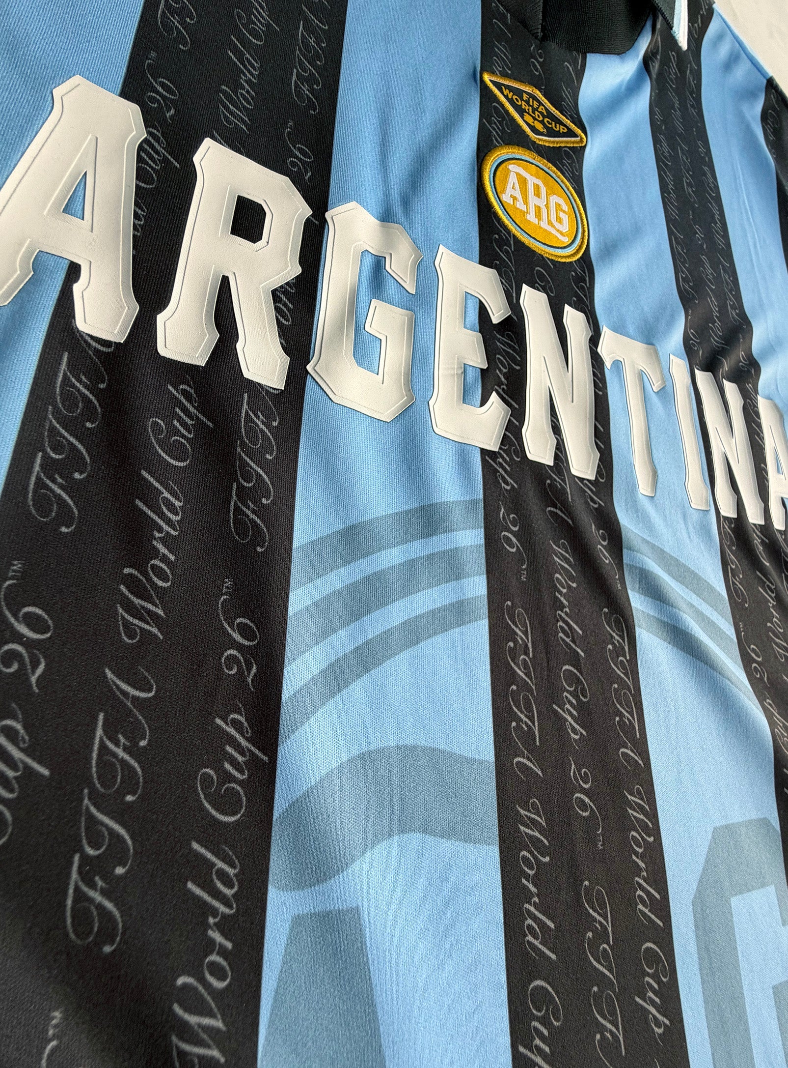 Argentina Kids Soccer Jersey || Maillot de Soccer Argentine Enfant - in use
