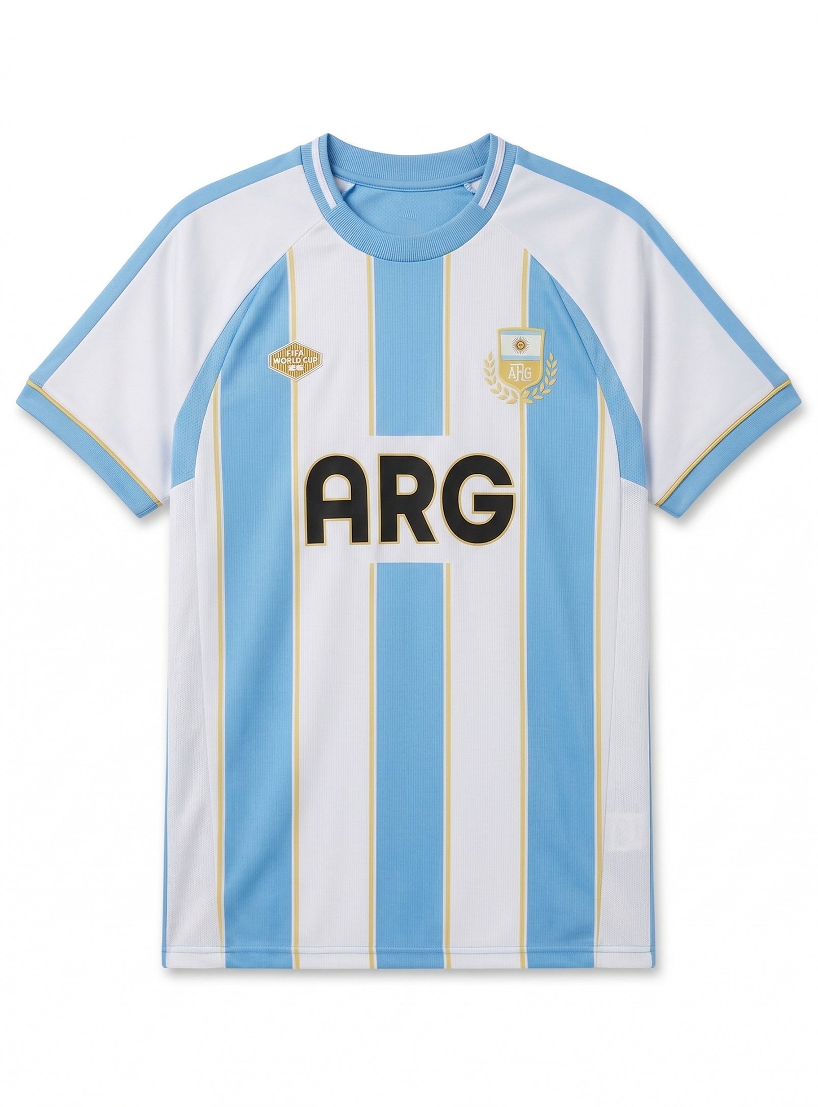 Argentina Soccer Jersey || Maillot de Soccer Argentine - alternate angle