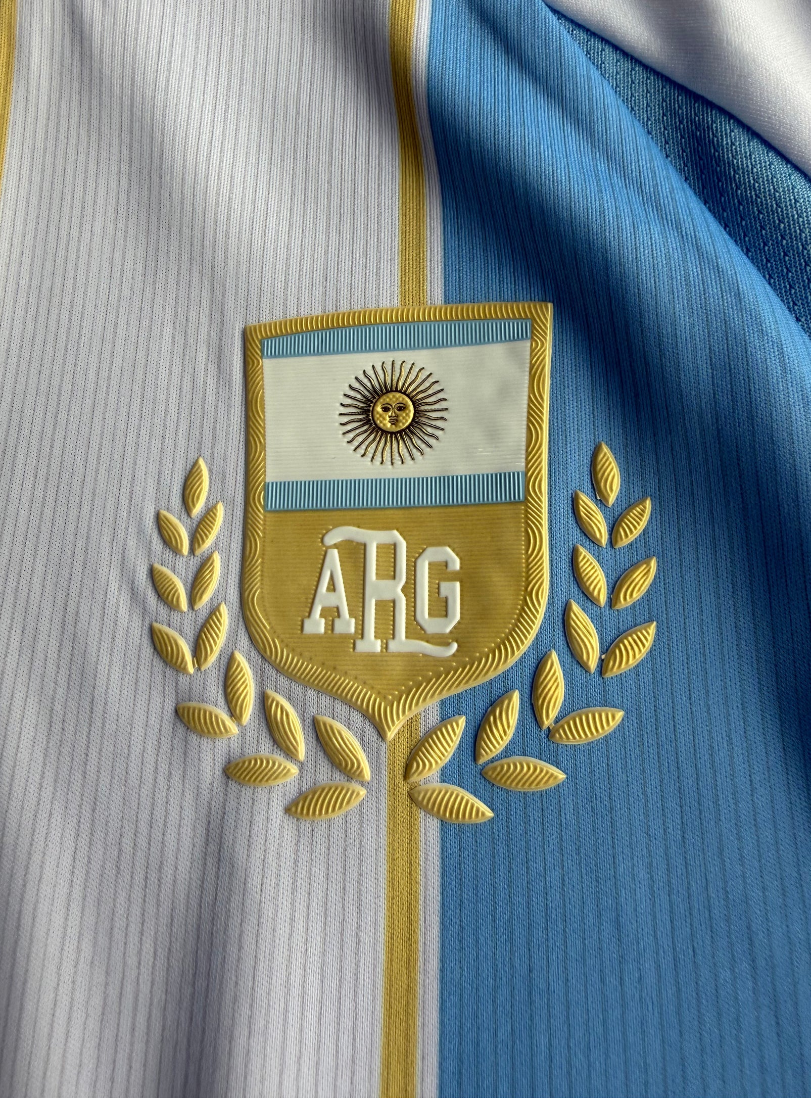 Argentina Soccer Jersey || Maillot de Soccer Argentine - detail