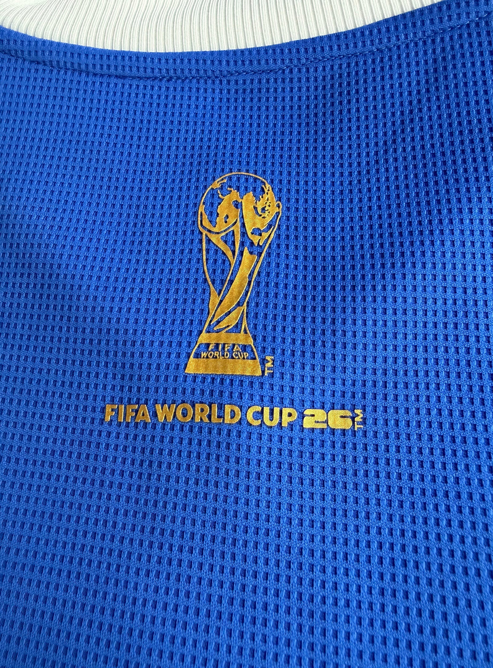Waffle Effect Italy Jersey || Maillot Italie en Jersey Gaufr - alternate angle