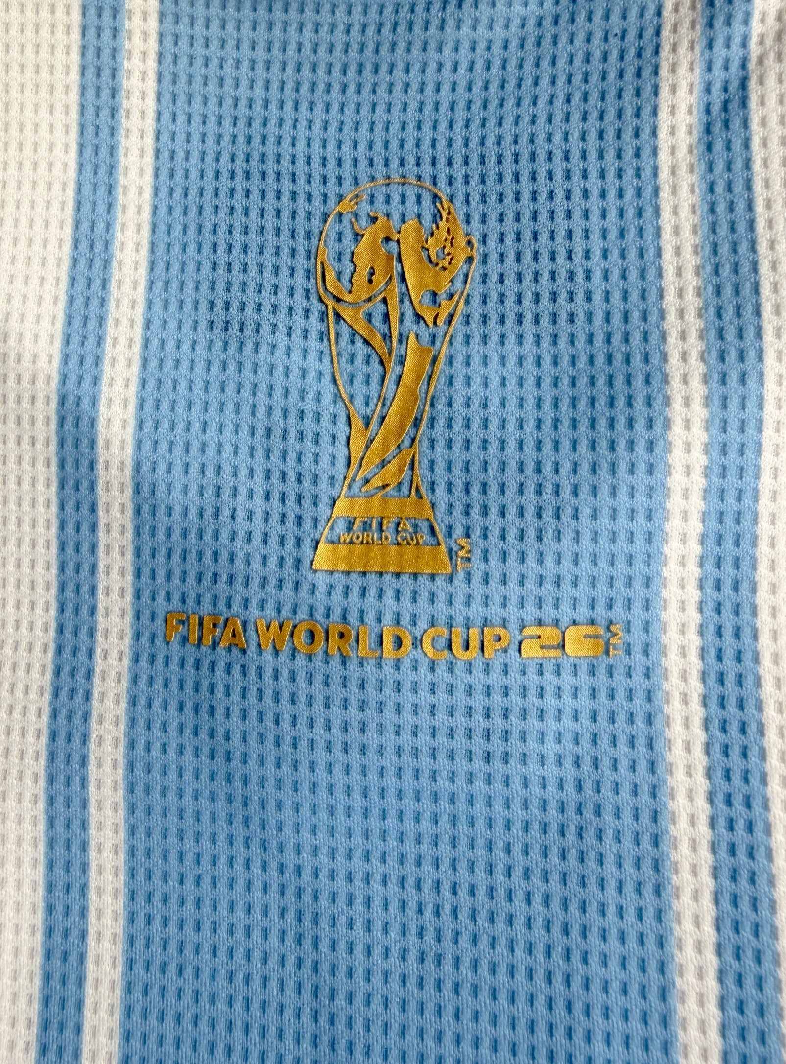 Waffle Effect Argentina Jersey || Maillot Argentine en Jersey Gaufr - alternate angle