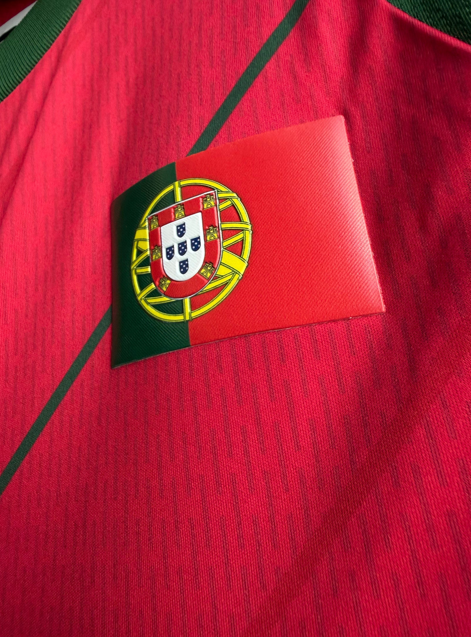 Portugal Soccer Jersey || Maillot de Soccer Portugal - detail