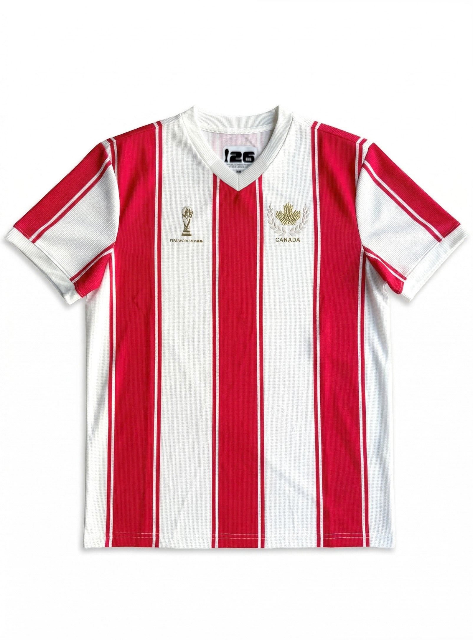 Waffle Effect Kids Canada Jersey || Maillot Canada en Jersey Gaufr Enfant - alternate angle