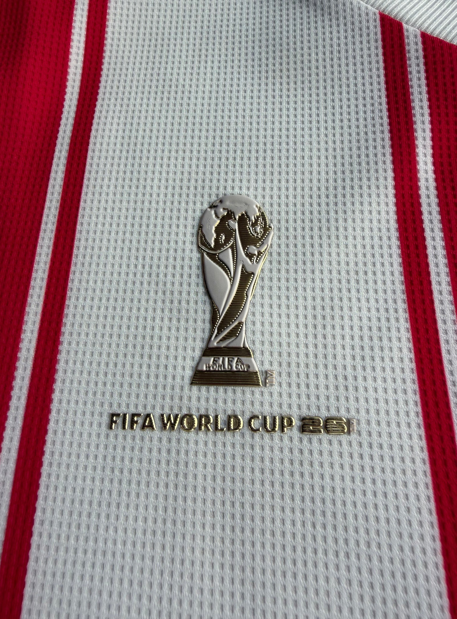 Waffle Effect Canada Jersey || Maillot Canada en Jersey Gaufr - detail
