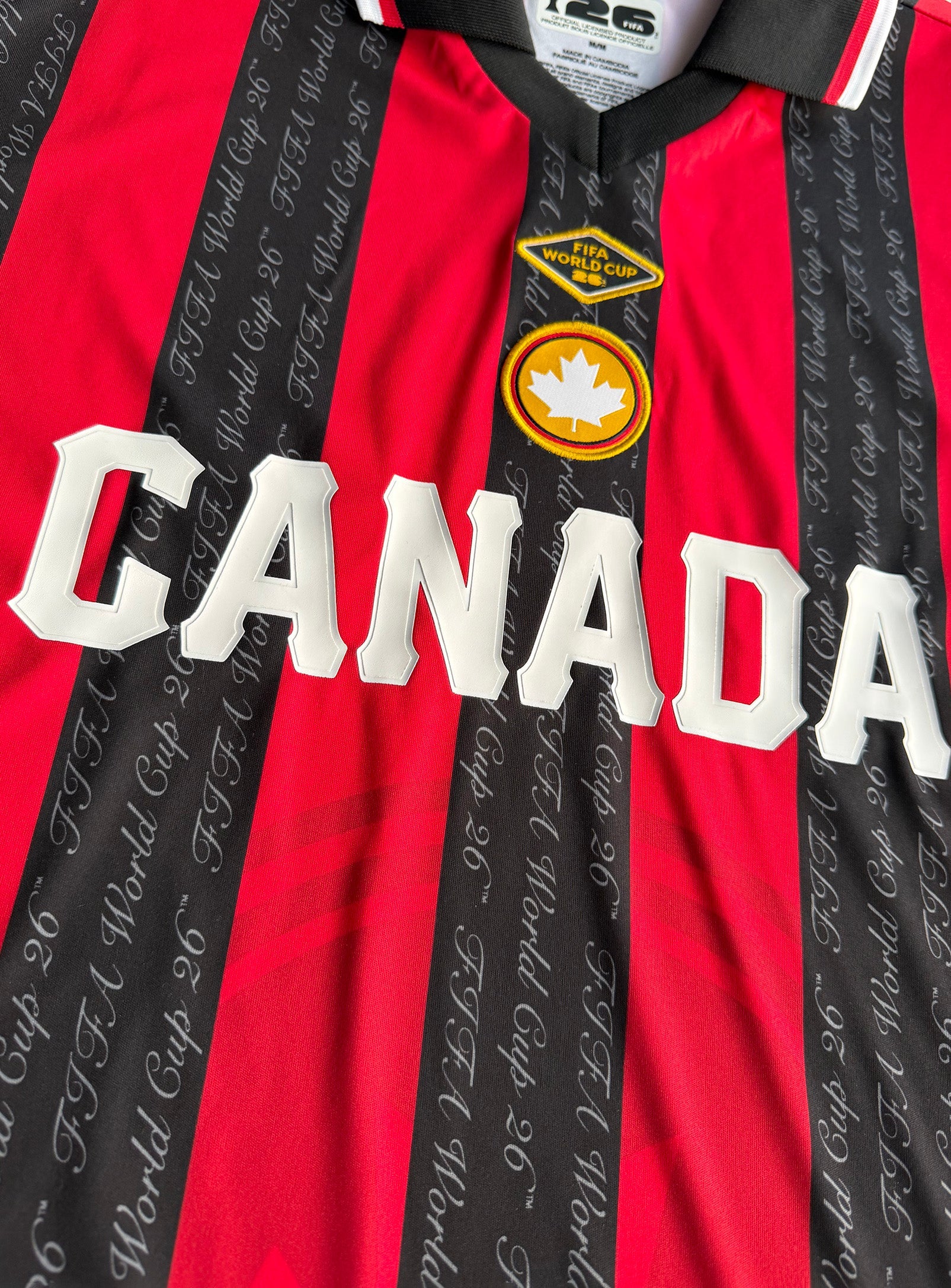 Canada Men Soccer Jersey || Maillot de Soccer Canada Homme - in use