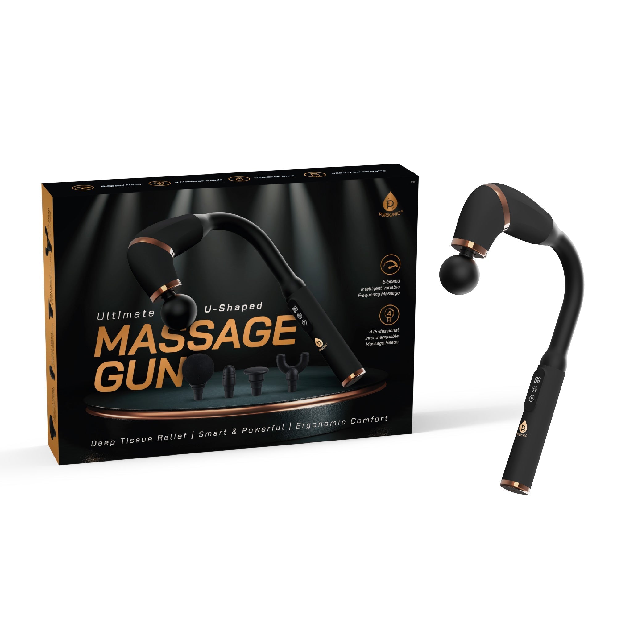 Ultimate U-Shaped Massage Gun, Massage