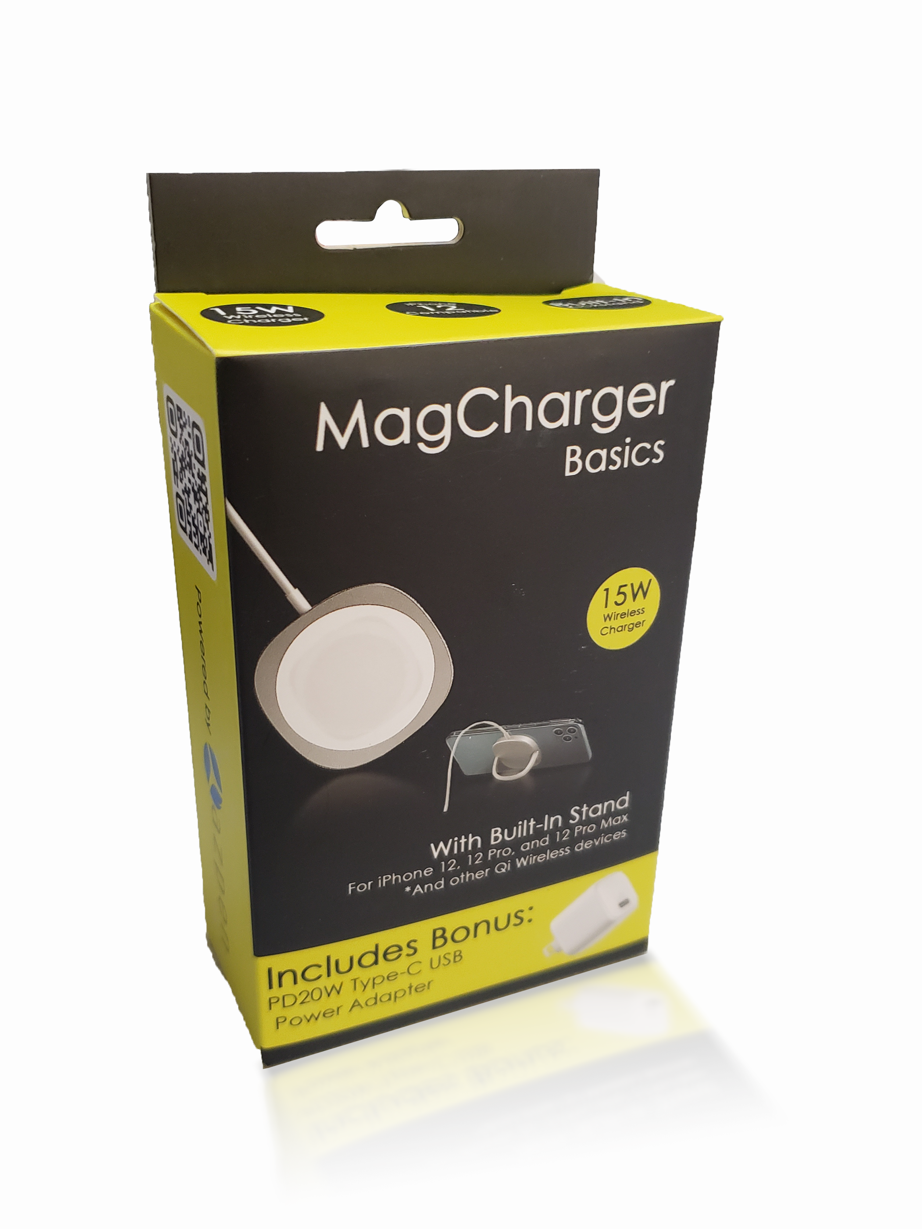 Azpen MagCharger and PD 20Watt Wall Charger Bundle - in use