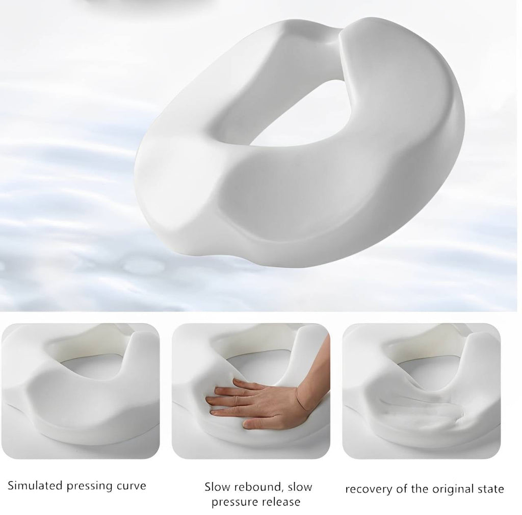 Hemorrhoid Donut Pillow - in use