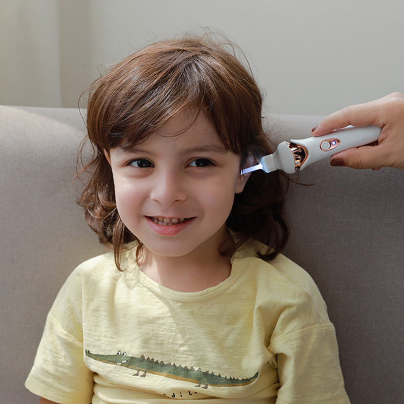 5-in-1 Electric Earwax Remover with Interchangeable Tips for Safe,