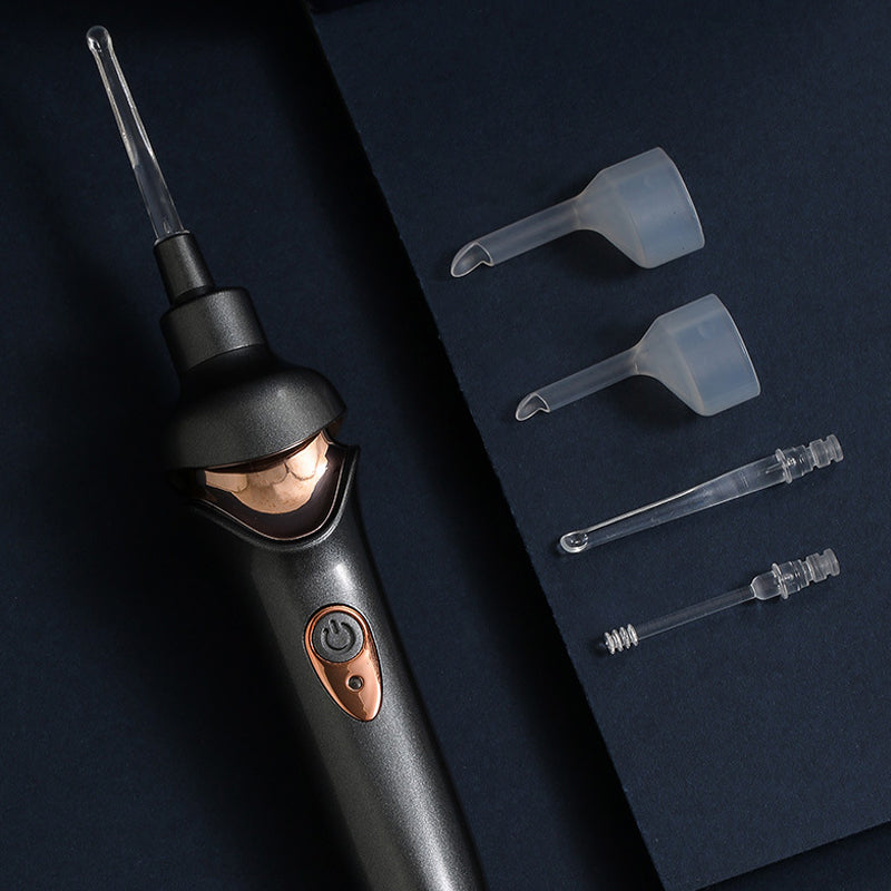 5-in-1 Electric Earwax Remover with Interchangeable Tips for Safe,
