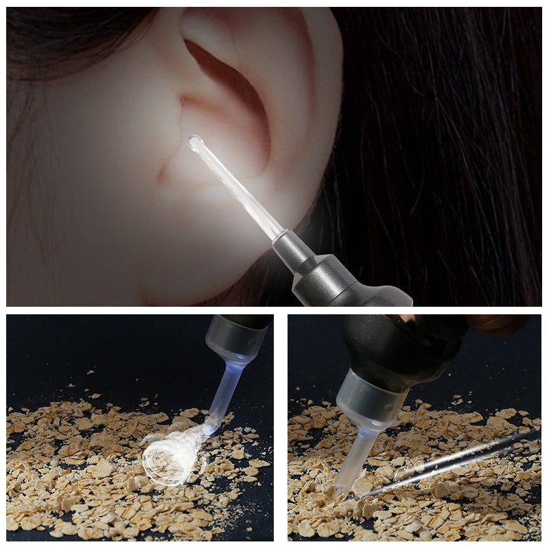 5-in-1 Electric Earwax Remover with Interchangeable Tips for Safe,