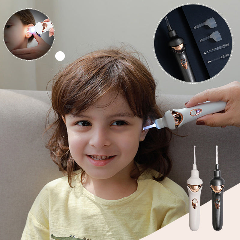 5-in-1 Electric Earwax Remover with Interchangeable Tips for Safe,