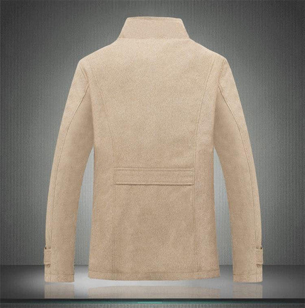 Classic Wool Trench Coat - detail
