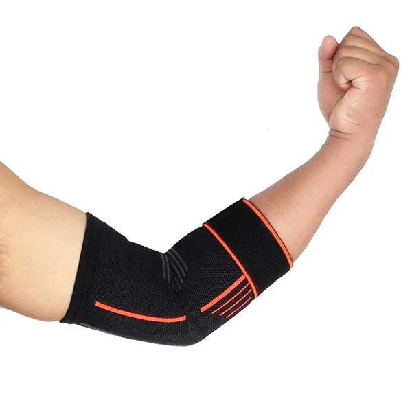 Elbow Support Compression Sleeve - in use