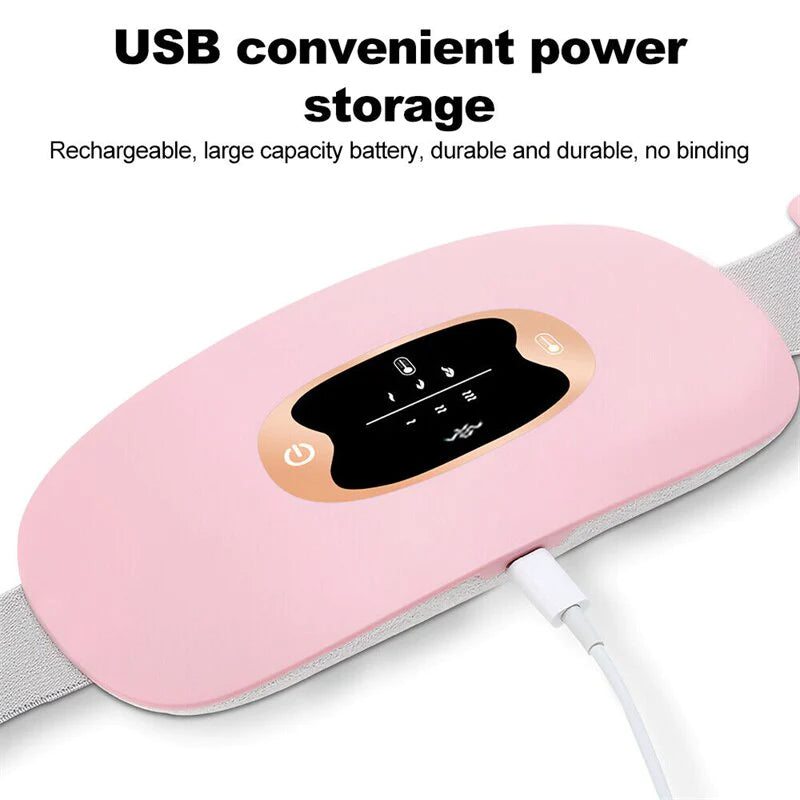 Electric Heater Cushion For Period Pain - in use