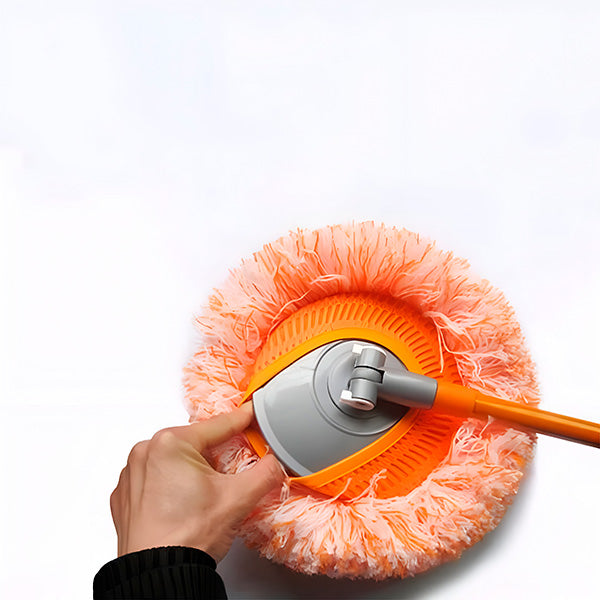 Customizable Round Rotating Broom - detail