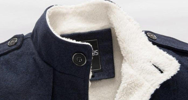 Classic Wool Trench Coat - alternate angle
