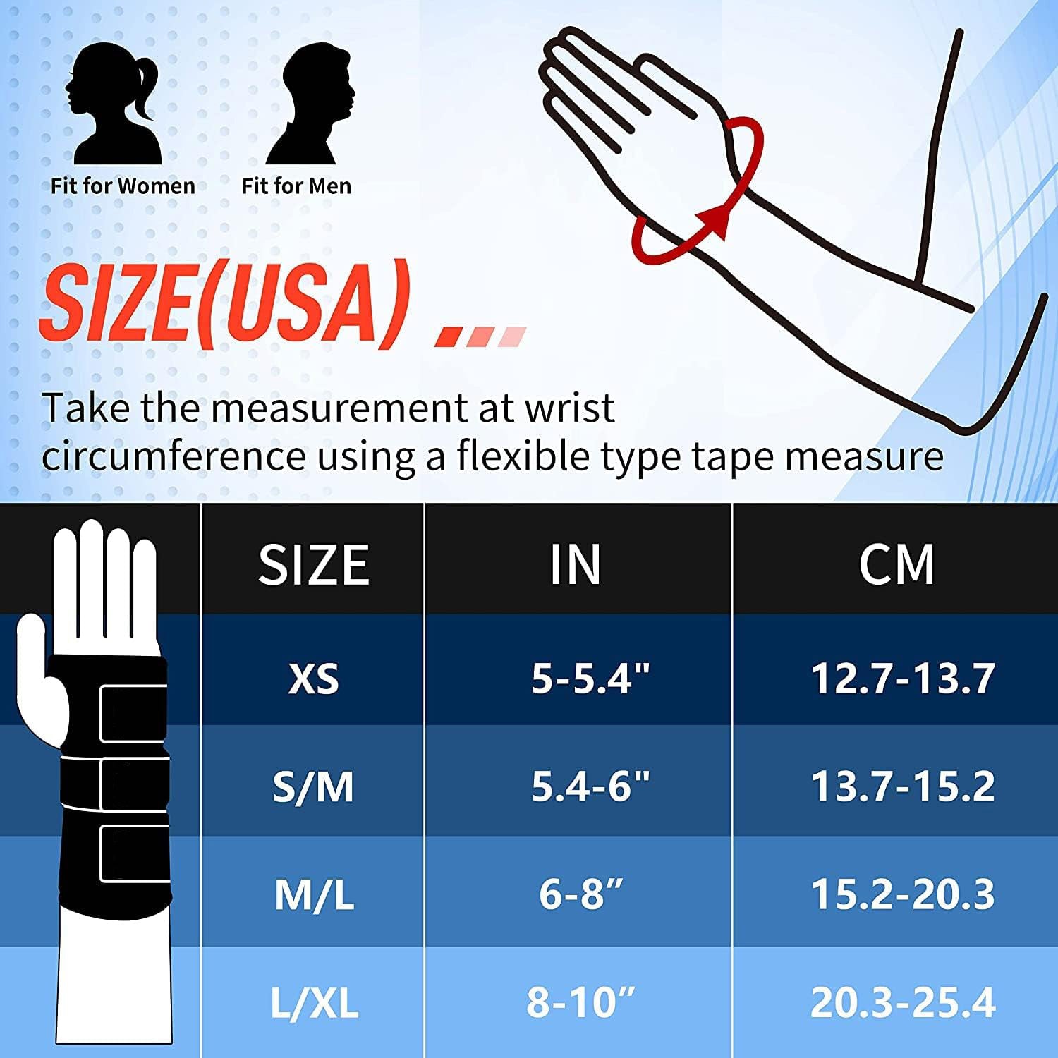 Carpal Tunnel Adjustable Wrist Brace - detail