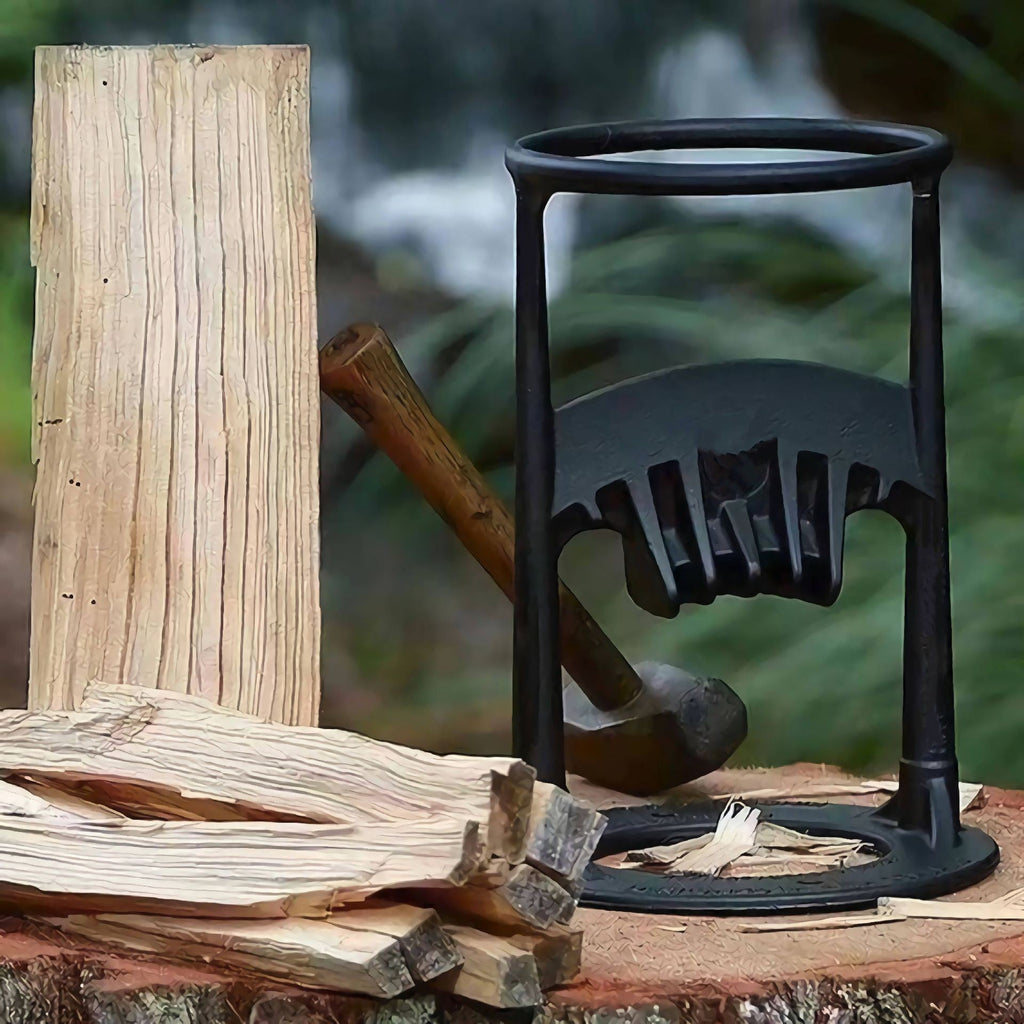 Cast Iron Manual Firewood Splitter - detail