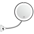 10X Magnifying Suction-Cup LED Makeup Mirror
