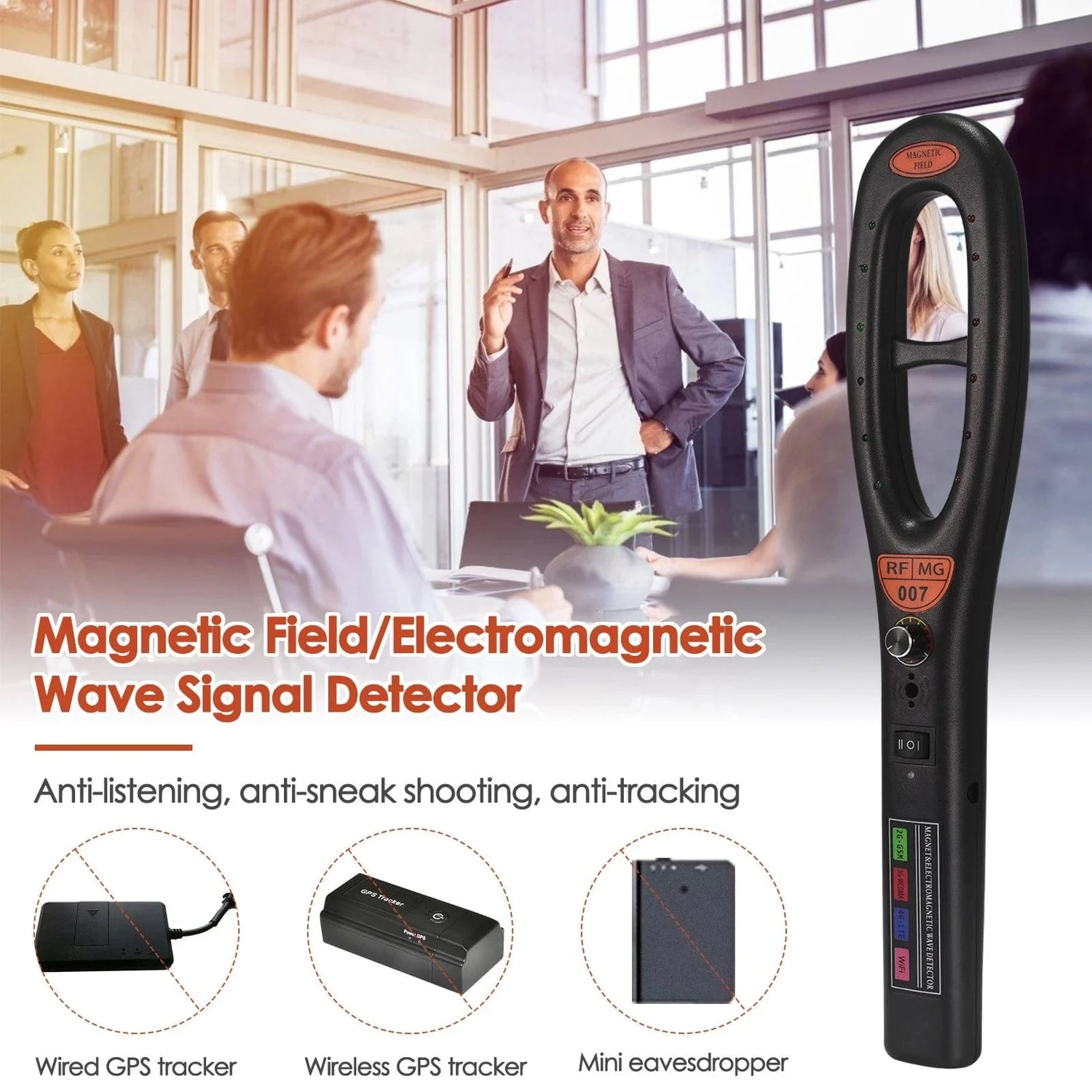 GPS Tracker Detector - in use
