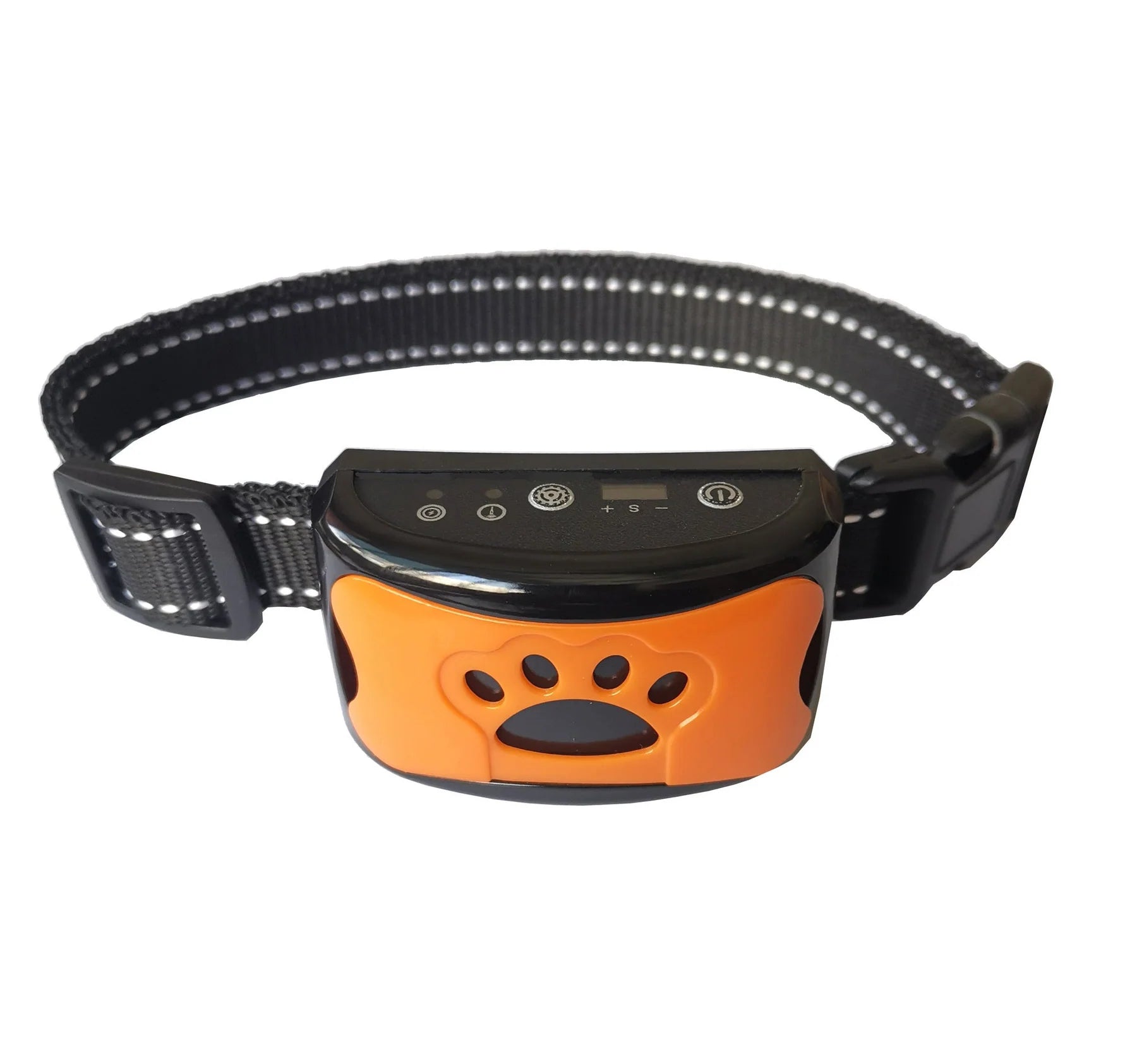 Animal-Friendly Anti-Bark Dog Collar For Training - in use