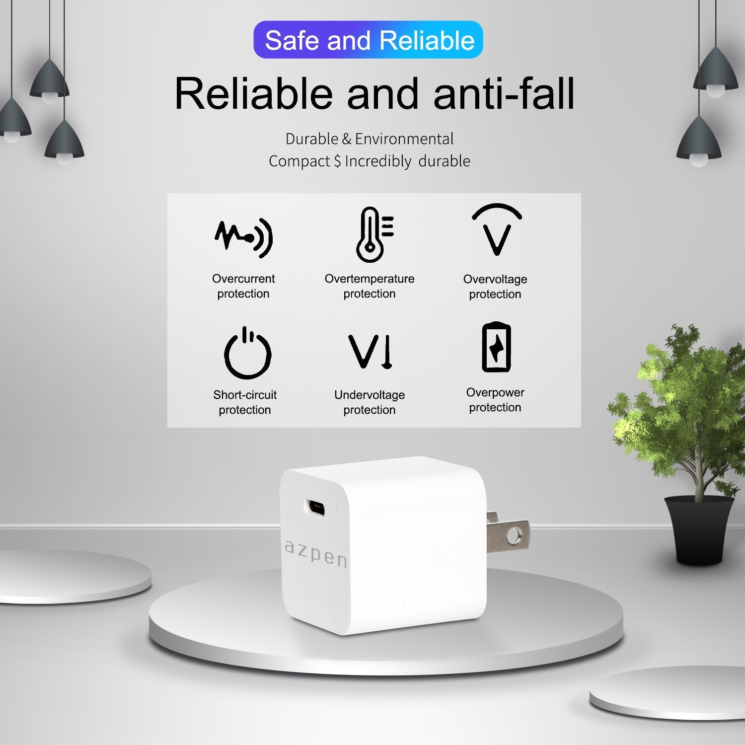 MagCharger + 20 Watt Charger Bundle - alternate angle
