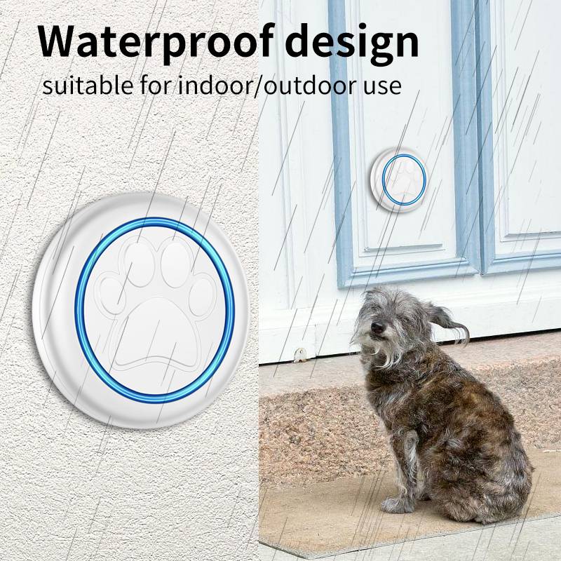 Dog Door Bells - in use