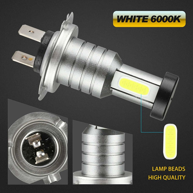 4x H7 LED Headlight Bulb Kit - alternate angle