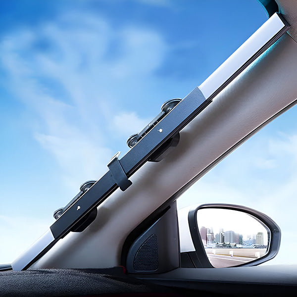 Car Sunshade for Front and Side Windows - in use