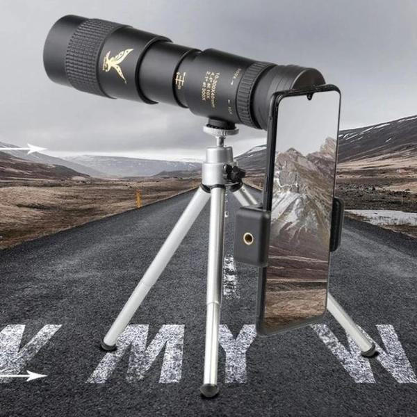 High-definition waterproof monocular telescope - alternate angle