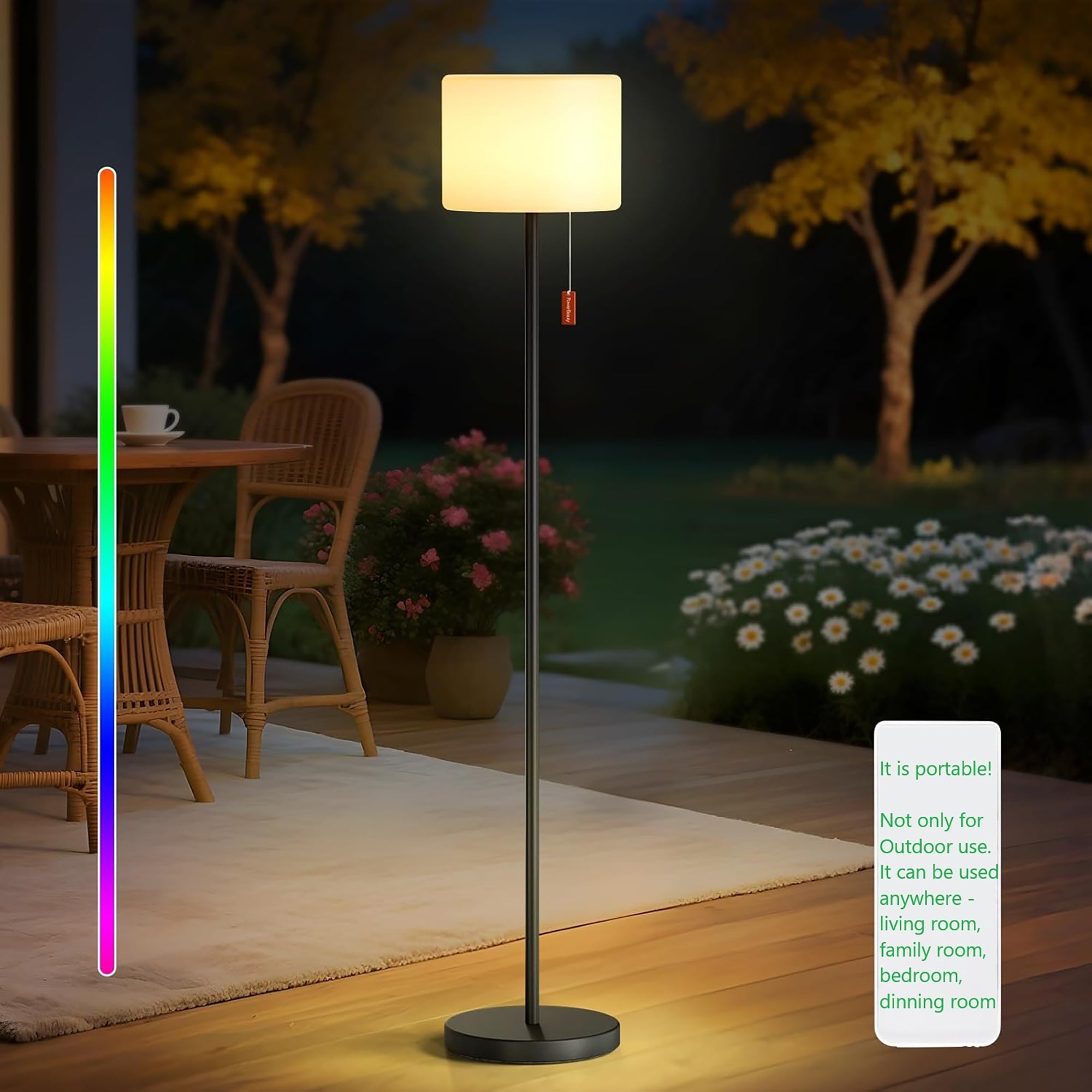Rechargeable LED Floor Lamp, Rechargeable - detail
