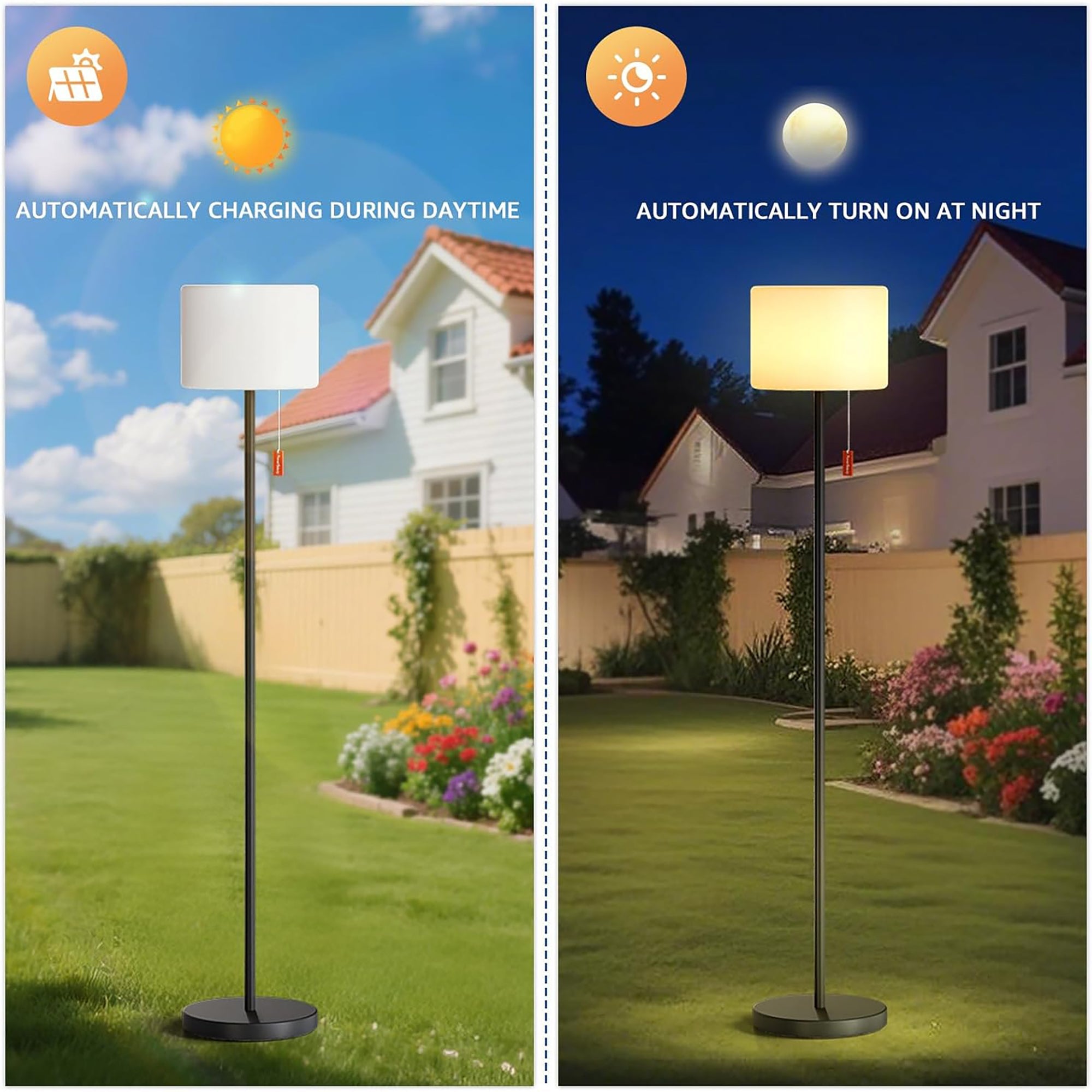 Rechargeable LED Floor Lamp, Rechargeable - alternate angle