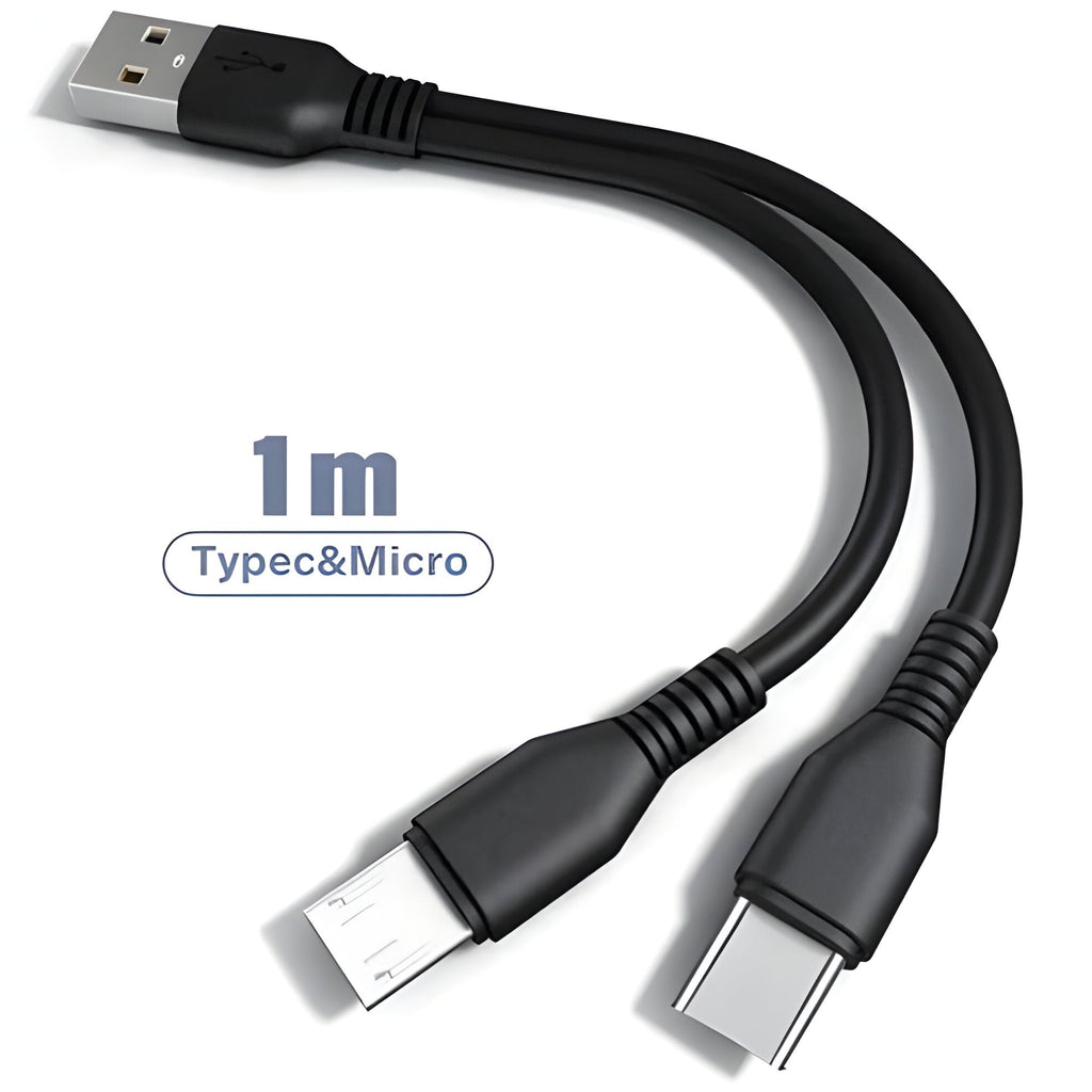 2-in-1 Multi-Port Charging Cable