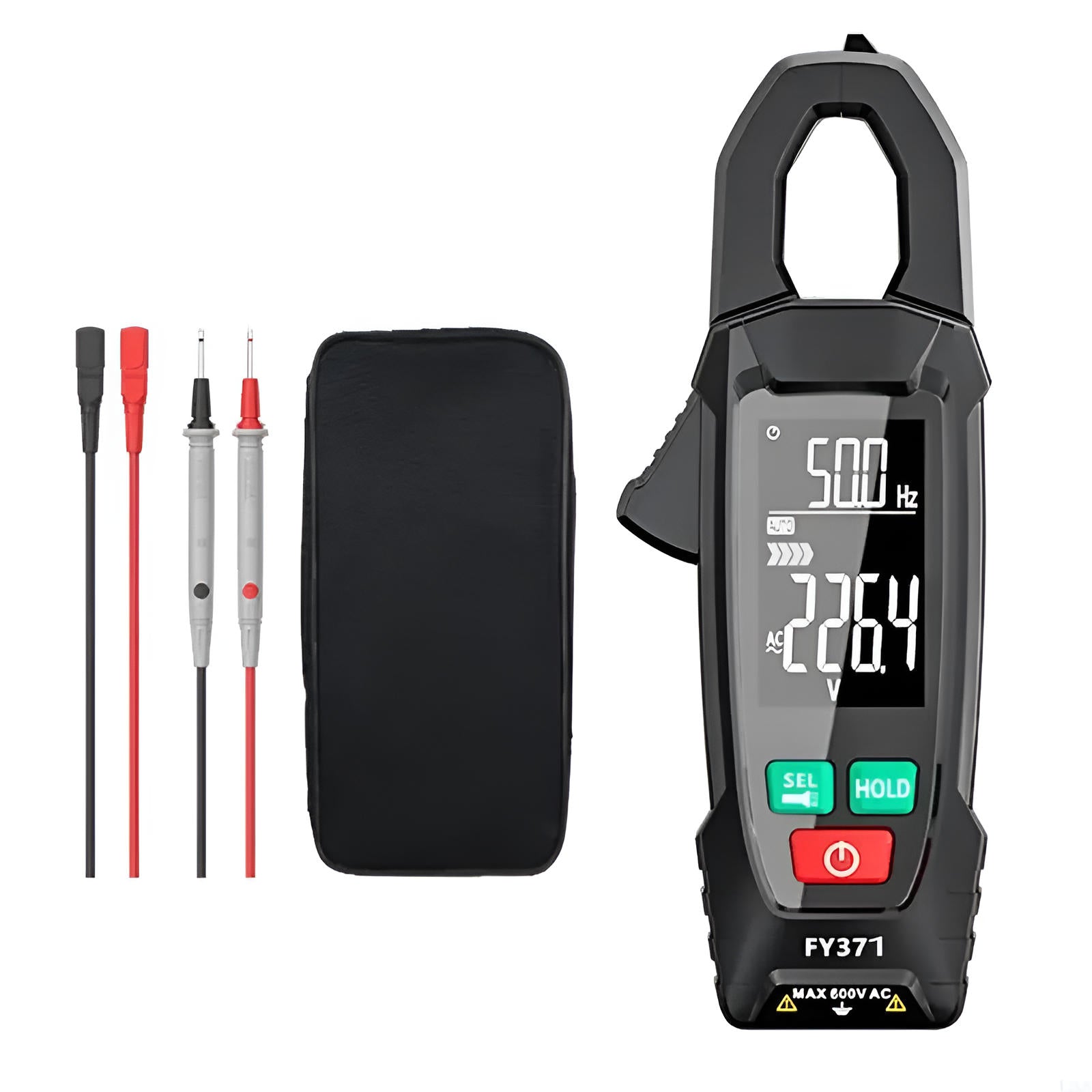 AC DC Clamp Electric Meter - alternate angle