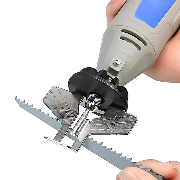 Chainsaw Sharpener with Integrated Sharpener - in use