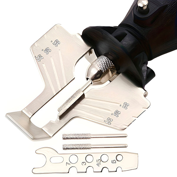 Chainsaw Sharpener with Integrated Sharpener - detail