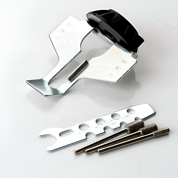 Chainsaw Sharpener with Integrated Sharpener - detail