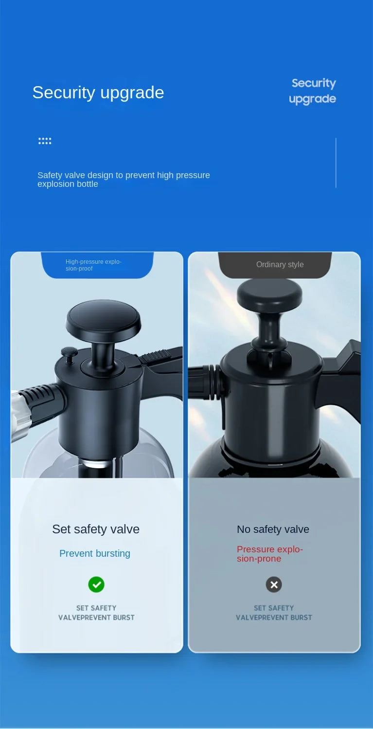 High Pressure Car Foam Washer - in use