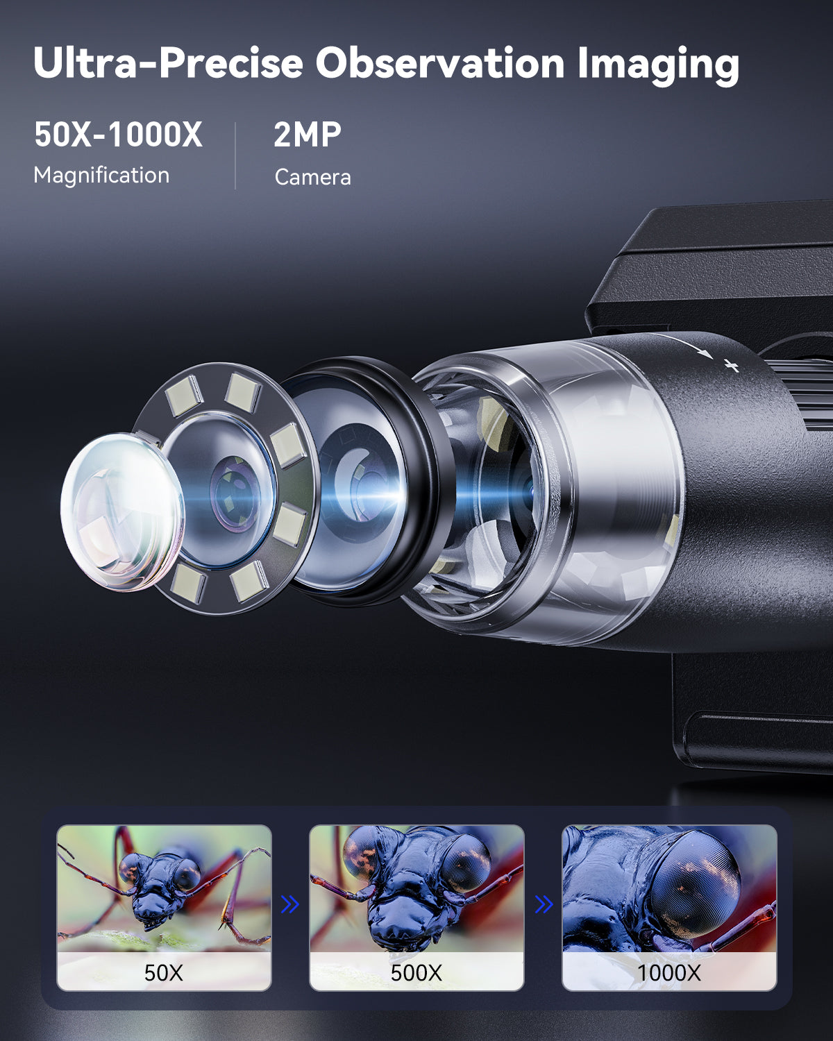 4.3 Inch Digital Soldering Microscope For Electronics Repair - detail