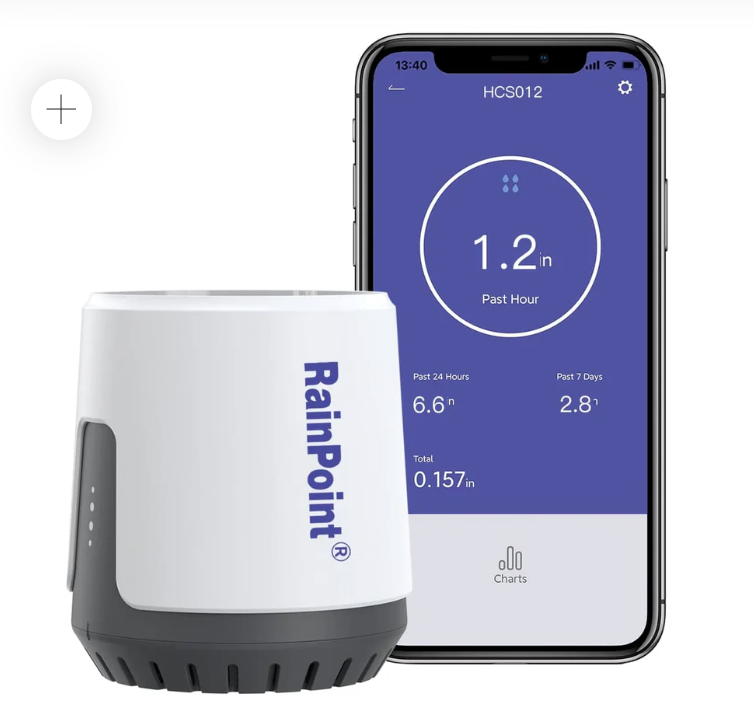 Rainpoint Wireless WiFi Rain Gauge (Hub Required), Wireless