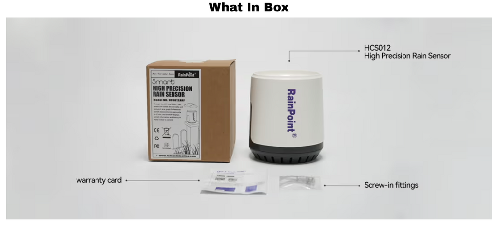 RainPoint Wireless Wi-Fi Digital Rain Gauge, Wireless