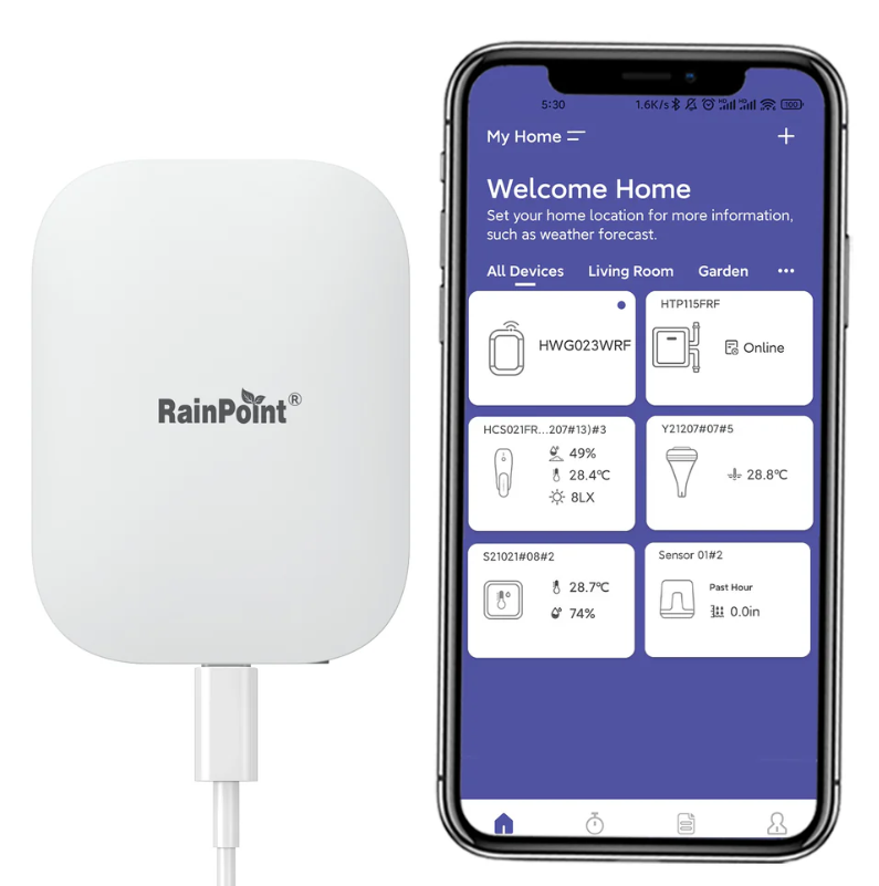 RainPoint Wireless Wi-Fi Gateway, Wireless