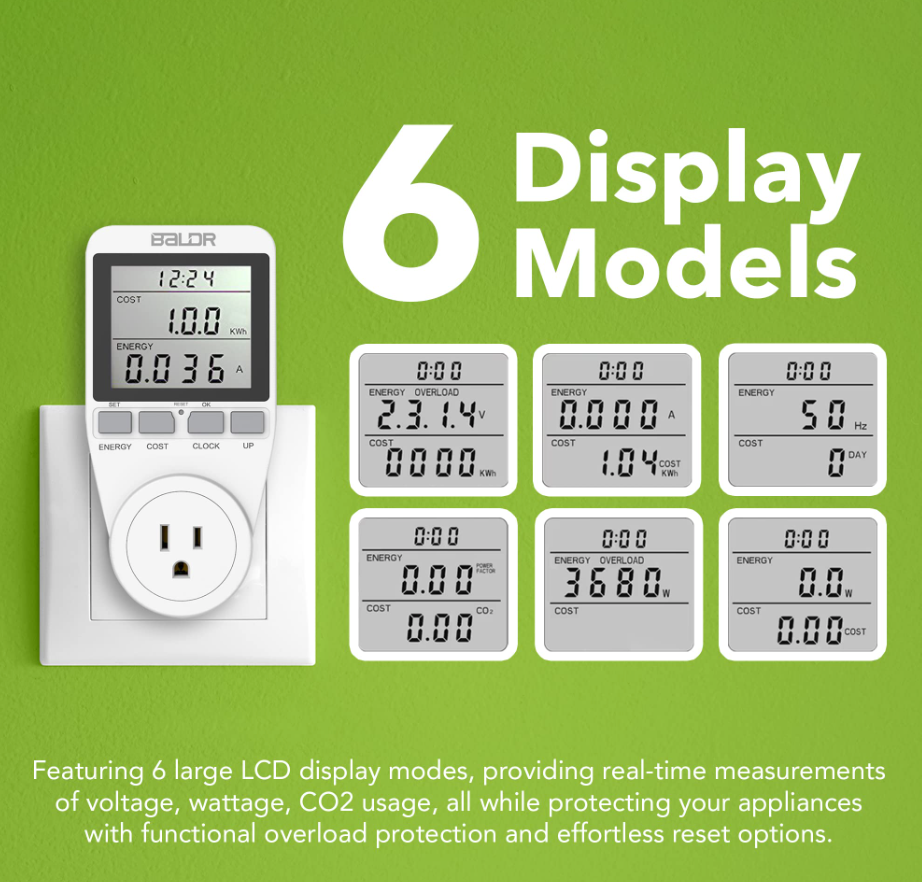 Eco Power Socket US Meter - in use